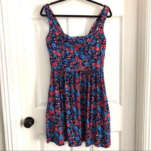 [ Sold ] B. Darlin Floral Dress, Juniors 11/12 - Picture 1 of 6